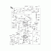 Схема вузла: Carburetor(1/2) для Kawasaki VN800 Vulcan 800