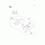 Схема вузла: Taillight(s) для Kawasaki VN250 Eliminator 250V