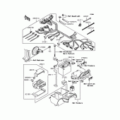 Схема вузла: Електроустаткування для Kawasaki ZR1200 ZRX1200R