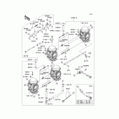 Схема вузла: Carburetor(1/2) для Kawasaki ZX900 Ninja ZX-9R