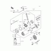 Схема вузла: Starter motor для Kawasaki ZG1000 Concours