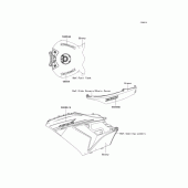 Схема узла: Наклейки (Green; CBF) для Kawasaki ZX1400 ZZR1400