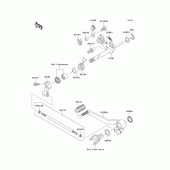Схема узла: Переключатель передач для Kawasaki ZR750 Z750R