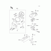 Схема вузла: Meter(s) для Kawasaki EL250 Eliminator 250