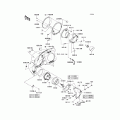 Схема узла: Headlight(s)(1/2) для Kawasaki VN1700 VN1700 Voyager ABS