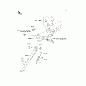 Схема узла: Stand(s) для Kawasaki ZR750 Z750