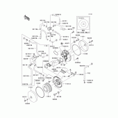 Схема вузла: Air cleaner(1/2) для Kawasaki VN1500 VN1500 Drifter