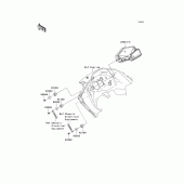 Схема узла: Meter(s) для Kawasaki EX300 Ninja 300