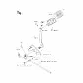 Схема вузла: Brake pedal/torque link для Kawasaki VN2000 Vulcan 2000
