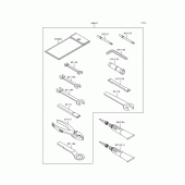 Схема вузла: Owners tools для Kawasaki EN500 Vulcan 500 LTD