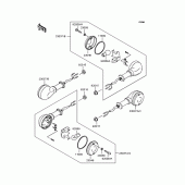 Схема вузла: Поворотники для Kawasaki ZR400 Zephyr