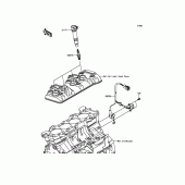 Схема вузла: Ignition System для Kawasaki ZX600 Ninja ZX-6R
