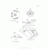Схема вузла: Decals (Green)(Fdfa)(Ca,us) для Kawasaki ZX1400 Ninja ZX-14R ABS