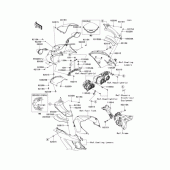 Схема вузла: Облицювальні елементи для Kawasaki ZX1400 ZZR1400