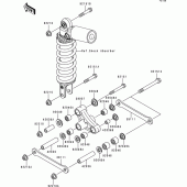 Схема вузла: Підвіска для Kawasaki ZX900 Ninja ZX-9R