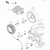 Схема вузла: Генератор для Kawasaki ZR750 ZR-7