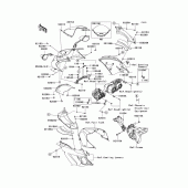 Схема узла: Облицовочные элементы для Kawasaki ZX1400 Ninja ZX-14