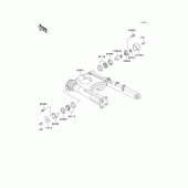 Схема узла: Задний рычаг (Маятник) для Kawasaki ZG1000 1000GTR
