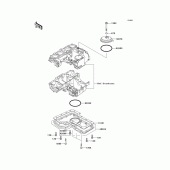 Схема узла: Масляный поддон для Kawasaki KZ1000 Police