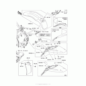 Схема узла: Крыло для Kawasaki KLX140 KLX140