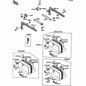 Схема вузла: Accessory(1/2) для Kawasaki ZG1000 1000GTR