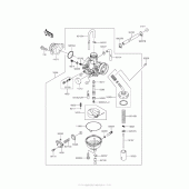 Схема вузла: Карбюратор для Kawasaki KLX140 KLX140L