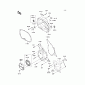 Схема вузла: Engine cover(s) для Kawasaki KLX110 KLX110