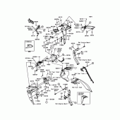 Схема вузла: Cowling(Center) для Kawasaki ZR1000 Z1000 ABS