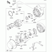 Схема узла: Генератор для Kawasaki ZX1100 ZZ-R1100
