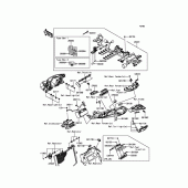 Схема вузла: Електроустаткування для Kawasaki ZX636 Ninja ZX-6R 30th Anniversary Edition