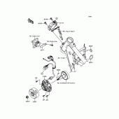 Схема вузла: Генератор для Kawasaki KX65