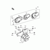 Схема вузла: Meter(s) для Kawasaki ZX600 Ninja ZX-6R