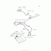 Схема узла: Decals (Black)(Gcf) для Kawasaki ZX1000 Ninja 1000