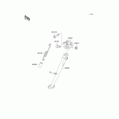 Схема вузла: Stand(s) для Kawasaki ZX1200 Ninja ZX-12R