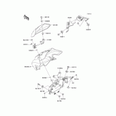 Схема вузла: Cowling(a3) для Kawasaki ZR1000 Z1000