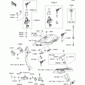 Схема вузла: Ignition switch(1/2) для Kawasaki ZX1000 Z1000SX ABS