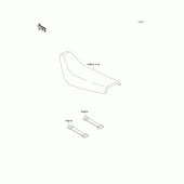 Схема вузла: Сидіння для Kawasaki KMX125