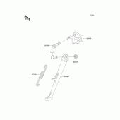 Схема вузла: Stand(s) для Kawasaki ZX750 Ninja ZX-7