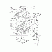 Схема узла: Картер двигателя для Kawasaki ZX600 Ninja ZX-6