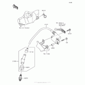 Схема вузла: Ignition System для Kawasaki BR125 Z125 Pro