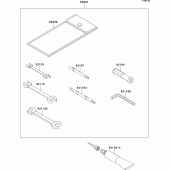 Схема вузла: Owner`s tools(baf-bcf) для Kawasaki VN1700 VN1700 Voyager ABS