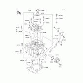 Схема вузла: Головка циліндра для Kawasaki KLX650 KLX650