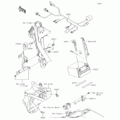 Схема вузла: Електроустаткування для Kawasaki KLX140 KLX140G