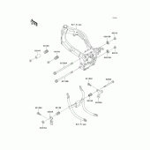 Схема узла: Крепление двигателя для Kawasaki ZX900 Ninja ZX-9R