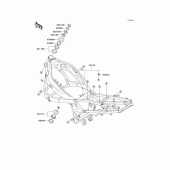 Схема вузла: Рама для Kawasaki ZX600 ZZ-R600