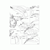 Схема узла: Крыло для Kawasaki KLX140 KLX140