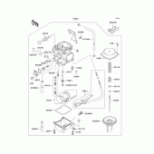 Схема вузла: Карбюратор(1/2) для Kawasaki KLX300R