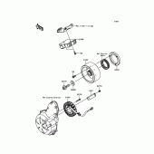 Схема вузла: Генератор для Kawasaki EN650 Vulcan S ABS