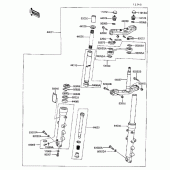 Схема узла: Вилка передней оси для Kawasaki ZG1000 Concours