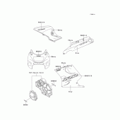 Схема вузла: Decals(ebony)(zx1100-g2) для Kawasaki ZX1100 ZZ-R1100